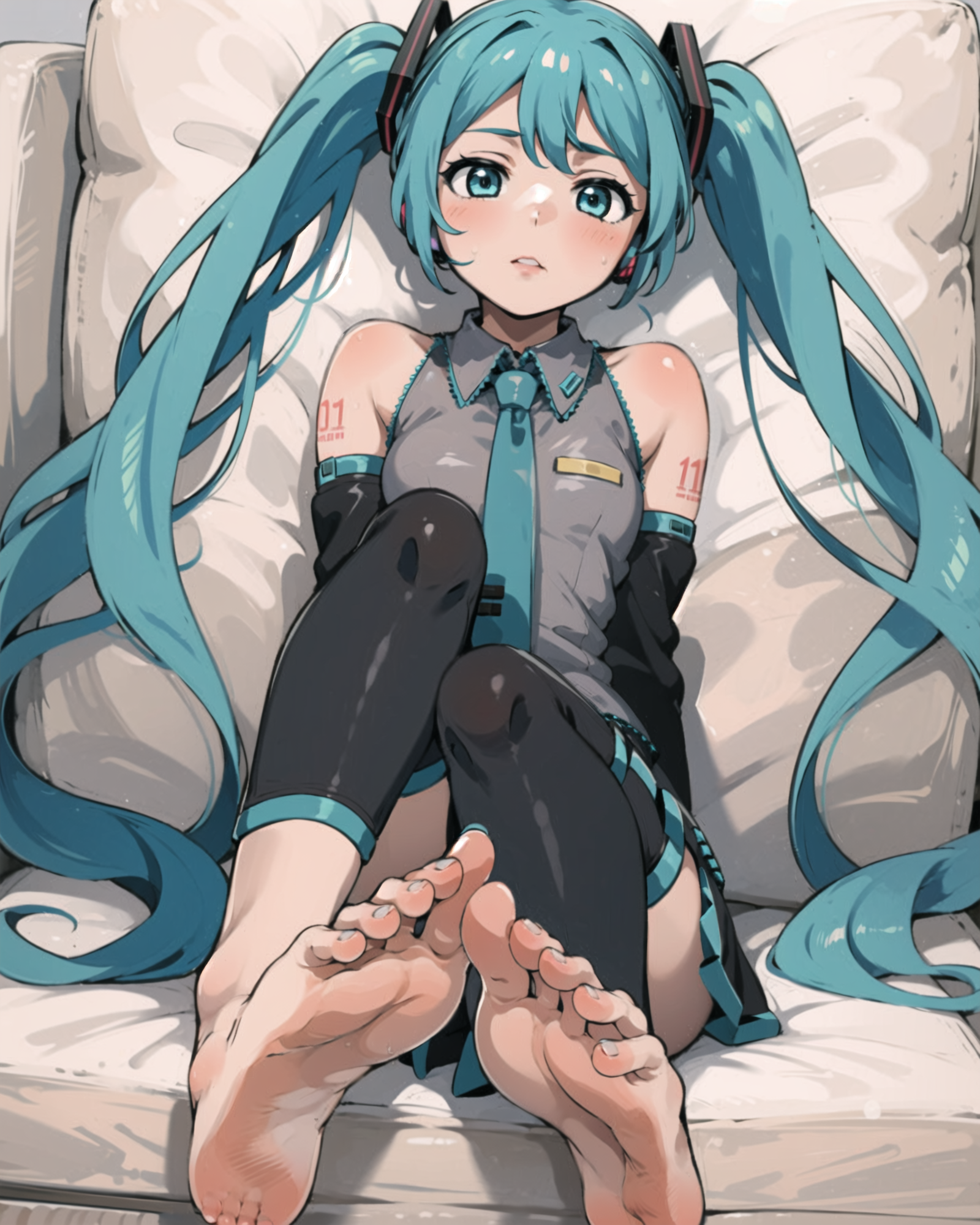 00262-3917187270-1girl, foot focus, (hatsune miku_1.1), solo, barefoot, mikudef, _lora_qqq-lick_my_feet-v2_0.8_,  masterpiece, best quality,  _lo.png